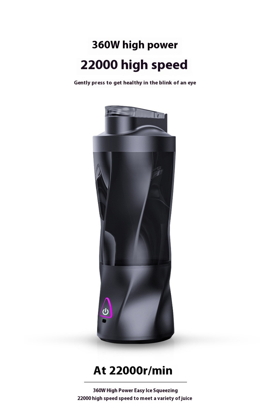 HOMEFISH ZZJ-0001 Portable Electric Blender Cup | 700ML USB Rechargeable Smoothie Blender