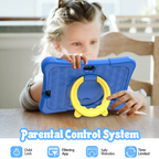 PRITOM 7-Inch Kids Tablet | Iwawa Software | Parental Controls | Educational Games | Blue & Pink