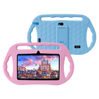 7" Kids Tablet | Android 10 | Quad-Core | IPS WiFi | Parent Control | Kid-Proof Case | Blue Pink | Hooriva