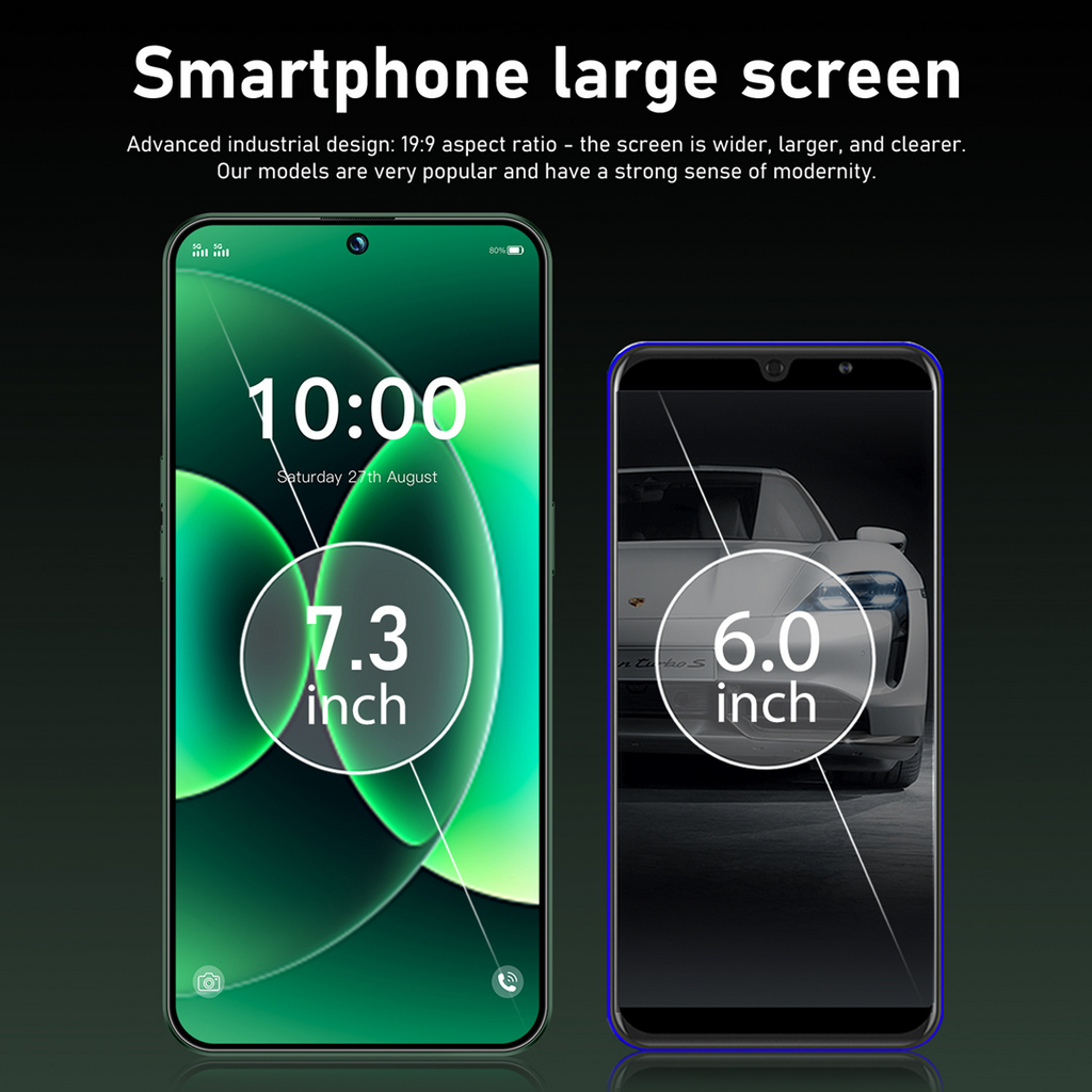 M17 Pro Max 5G Smartphone | 7.3" Perforated Screen, Snapdragon 8 Gen4, 108MP Camera