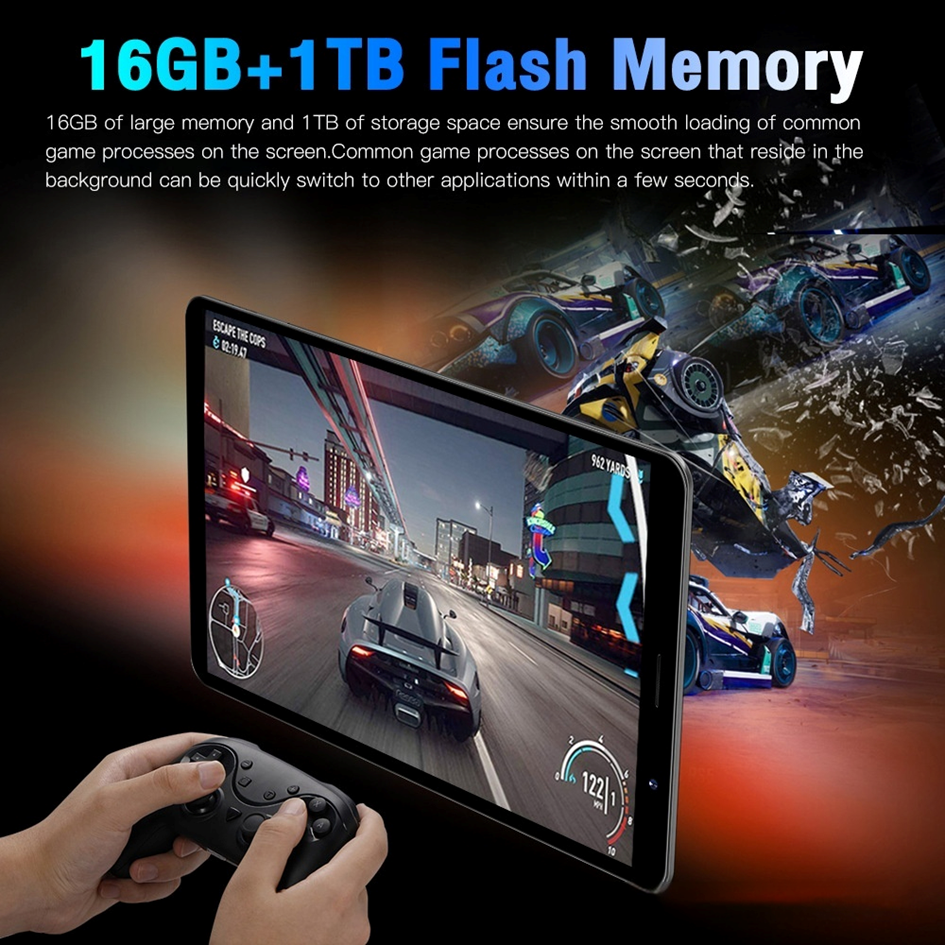 Tab14 8 Inch Android Tablet | 16GB+1TB | 8800mAh | 48MP+108MP Cameras | Dual 5G SIM