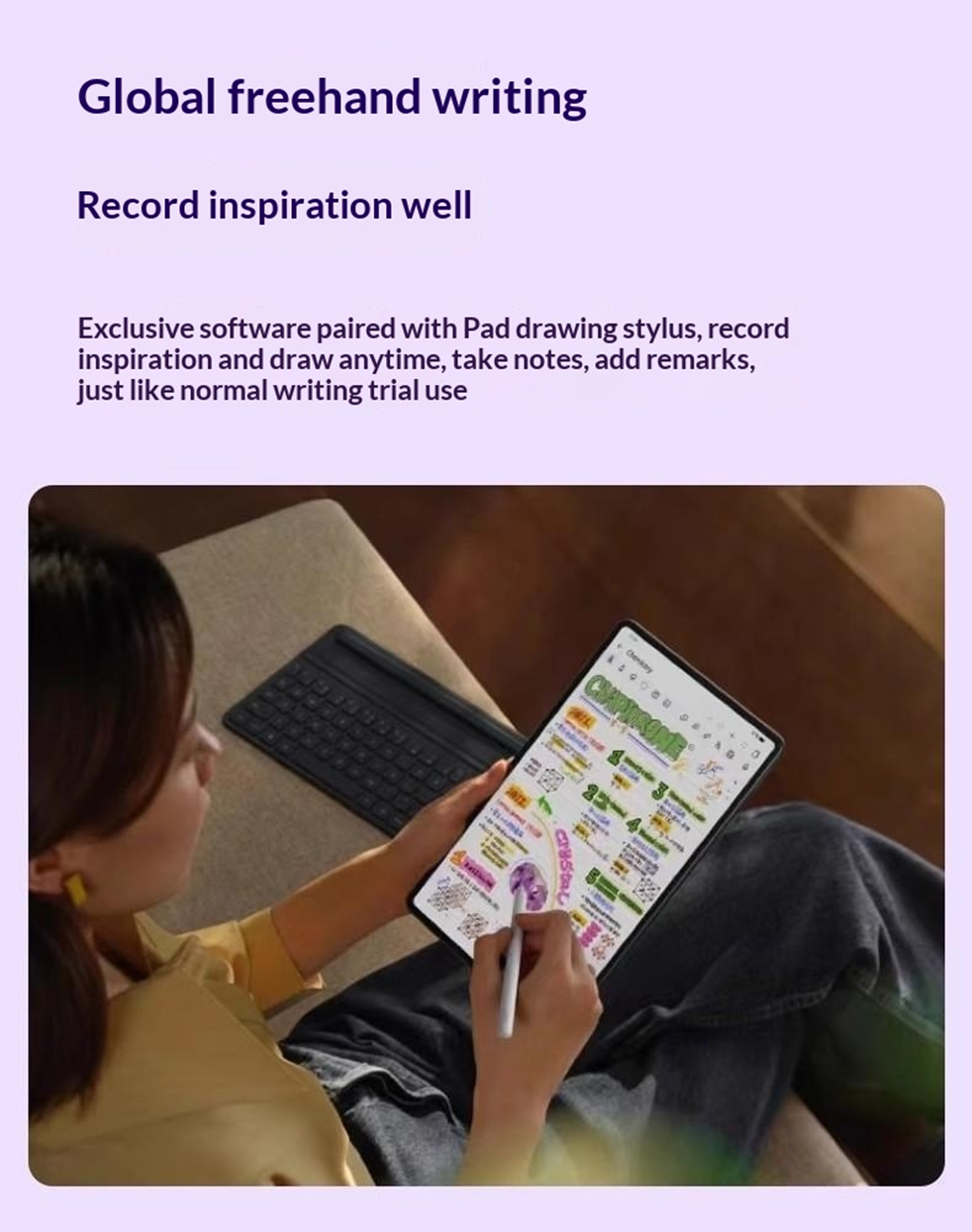 14-Inch Noble Purple Flagship Tablet | 4K 120Hz HDR10 | Dolby Vision | 32MP | Card-Insertable | Stylus | 2024