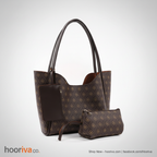 Monogram Brown Shoulder Bag Set