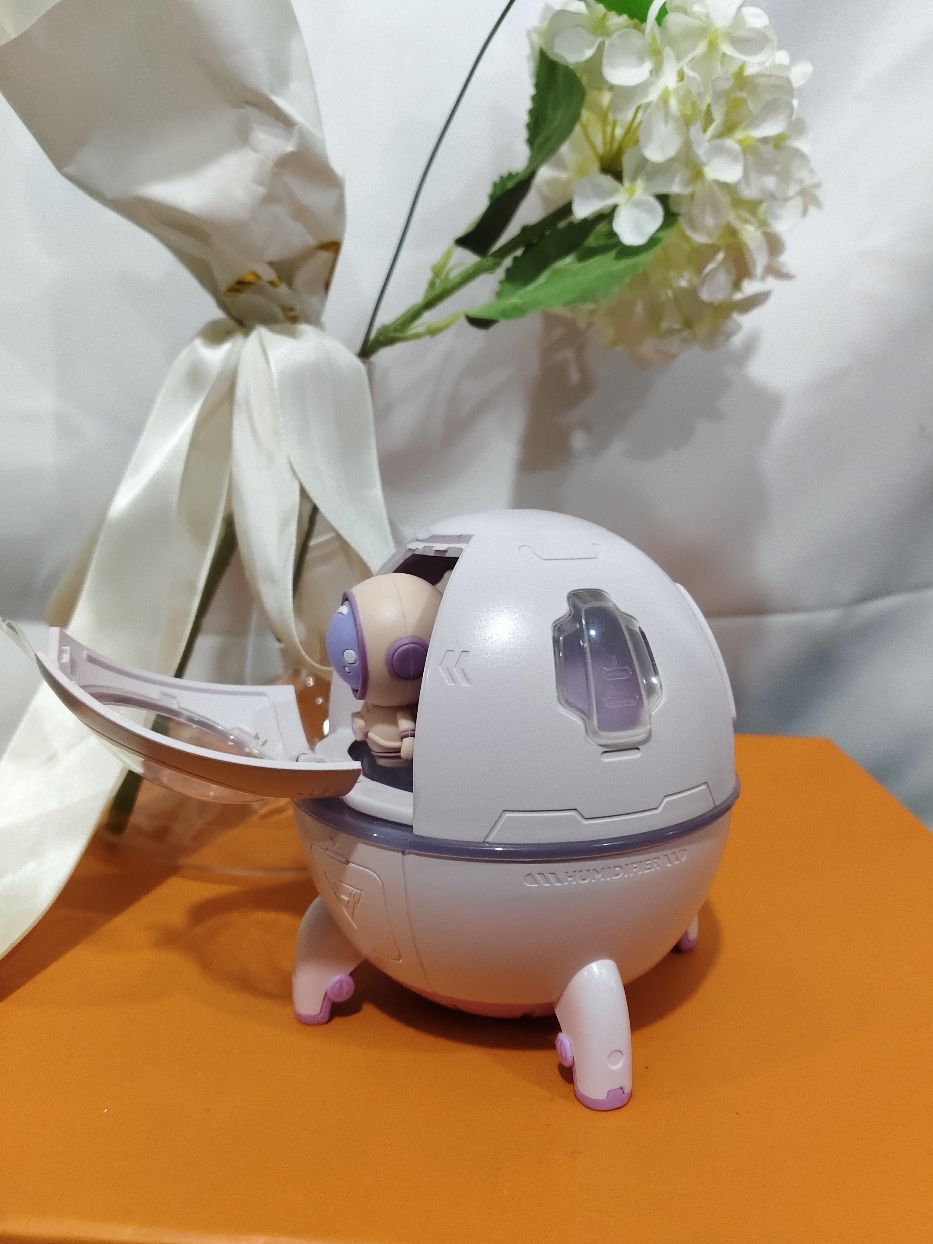 Space Capsule Humidifier MJ046 | Type-C | Ultrasound | Colorful Breathing Night Lamp | 220ml