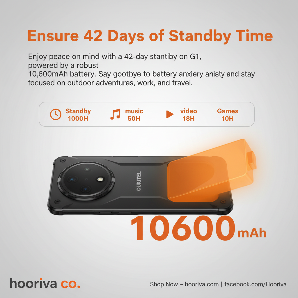 OUKITEL G1 Battery Life HBBT