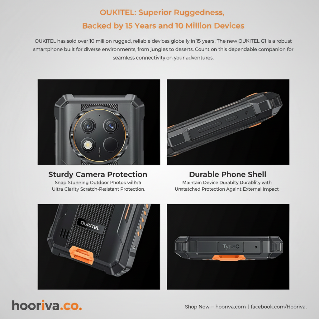 OUKITEL G1 Ruggedness - Bigger Fonts