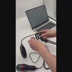 USB Condenser Microphone with Tripod Stand & Pop Filter | 180° Adjustable