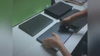 13.5 Inch Faux Leather Laptop Sleeve — Slim Business Case, 4 Colours