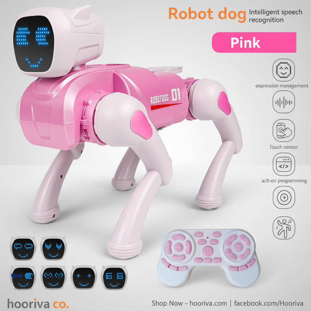 ROBOTDOG D1 Pink – HBBT